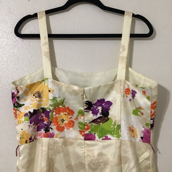 Jessica Howard Colorful Floral Formal Romantic Feminine Babydoll Dress Sz 16 - Picture 6 of 7